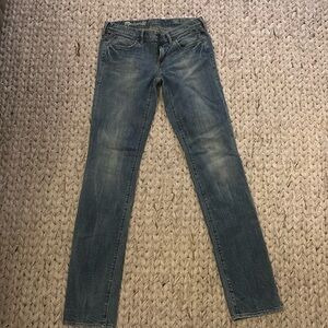 Madewell Rail Straight leg jeans size 27 x 34 long tall
